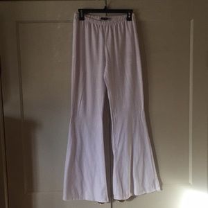 White bell bottom  summer pants